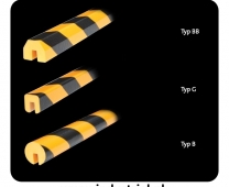 Elastyczne odbojniki profile ochronne Industriel
