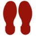 Floor Footprints - Red Toughstripe Polyester