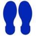 Floor Footprints - Blue Toughstripe Polyester