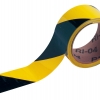 Striped Barricade tape - Black / Yellow