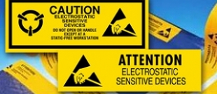 Etykiety ESD dla elektroniki i wytrzymujące wysoką temperaturę