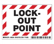 Industriel - Oznaczenie punktu loto lock out tag out