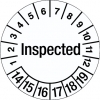 Inspection Date Label - Inspected