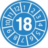 Tamper-evident Inspection Date Labels  Year 17