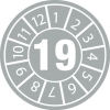 Tamper-evident Inspection Date Labels  Year 18