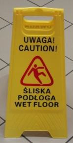 Tablica CAUTION WET FLOOR