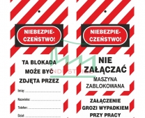 Przywieszki kontroli przeglądów Tagi