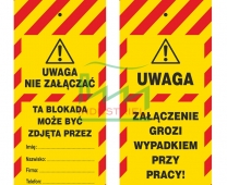 Przywieszki kontroli przeglądów Tagi